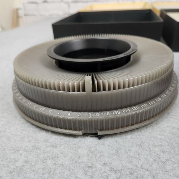 Vintage Kodak Carousel Transvue 140 Slide Tray Set of 2 Trays each in own box - Picture 7 of 16